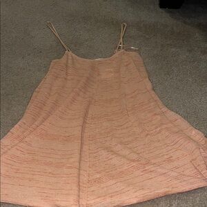 Free People Peach Spaghetti Strap Dress